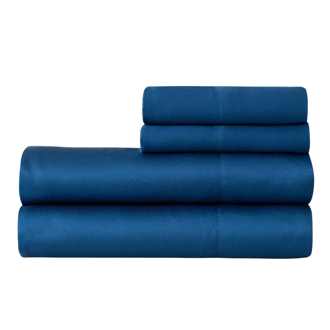 WELSPUN Sheet Sets Full / Blue WELSPUN - 300TC HygroCotton Sateen Sheet Set