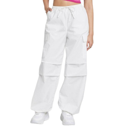 WILD FABLE Womens Bottoms XS / White WILD FABLE - Low-Rise Parachute Cargo Pants