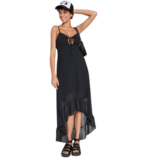 WILD FABLE Womens Dress S / Black WILD FABLE - High-Low Hem Chiffon Dress