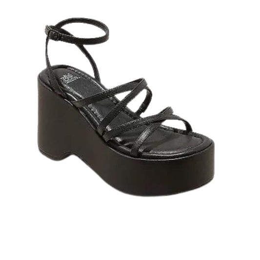 WILD FABLE Womens Shoes 38.5 / Black WILD FABLE - Liza Platform Wedge Sandal