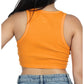 WILD FABLE Womens Tops S / Orange WILD FABLE - Basic Ribbed Cropped Top