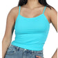 WILD FABLE Womens Tops XS / Blue WILD FABLE - Spaghetti Straps Cropped Top