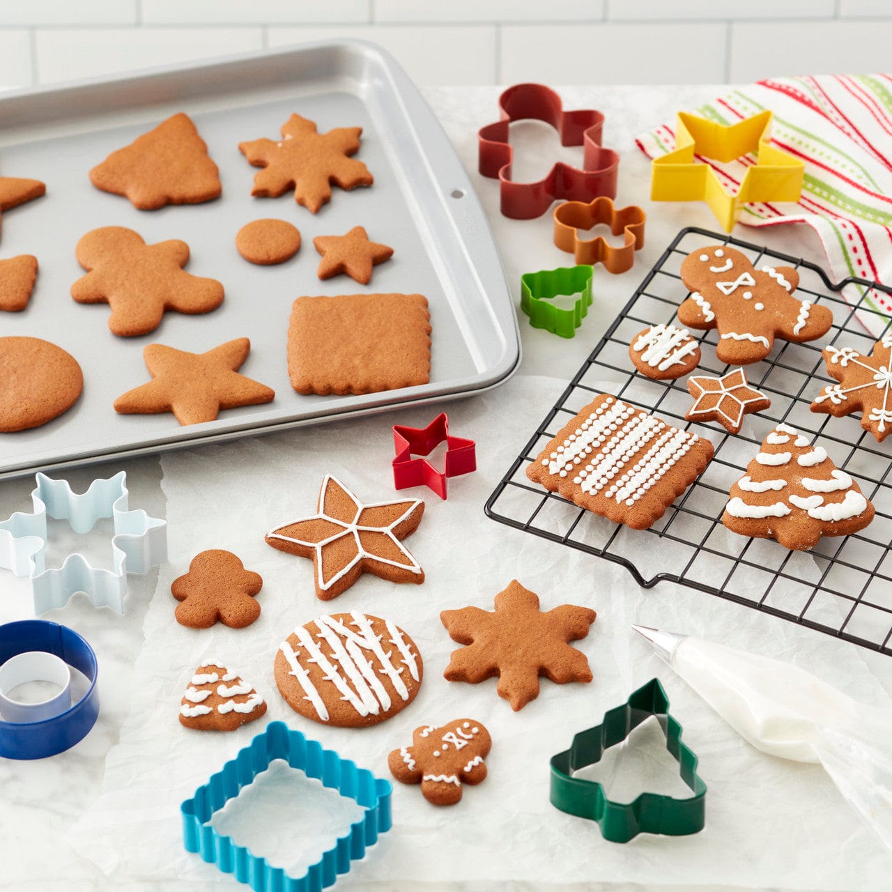 WILTON Kitchenware WILTON - Happy Holidays Cookie Baking Set 12-Piece