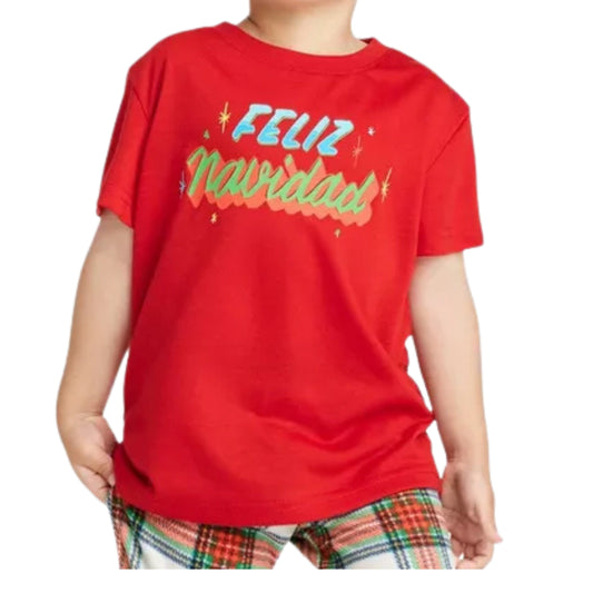 WONDERSHOP Baby Boy 18 Month / Red WONDERSHOP - Baby - Feliz Navidad Sleep Shirt