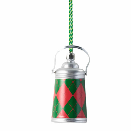 WONDERSHOP Christmas Decoration Multi-Color WONDERSHOP - Argyle Thermos Christmas Tree Ornament