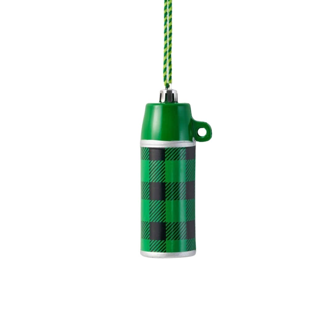 WONDERSHOP Christmas Decoration WONDERSHOP - Plaid Thermos Tree Ornament