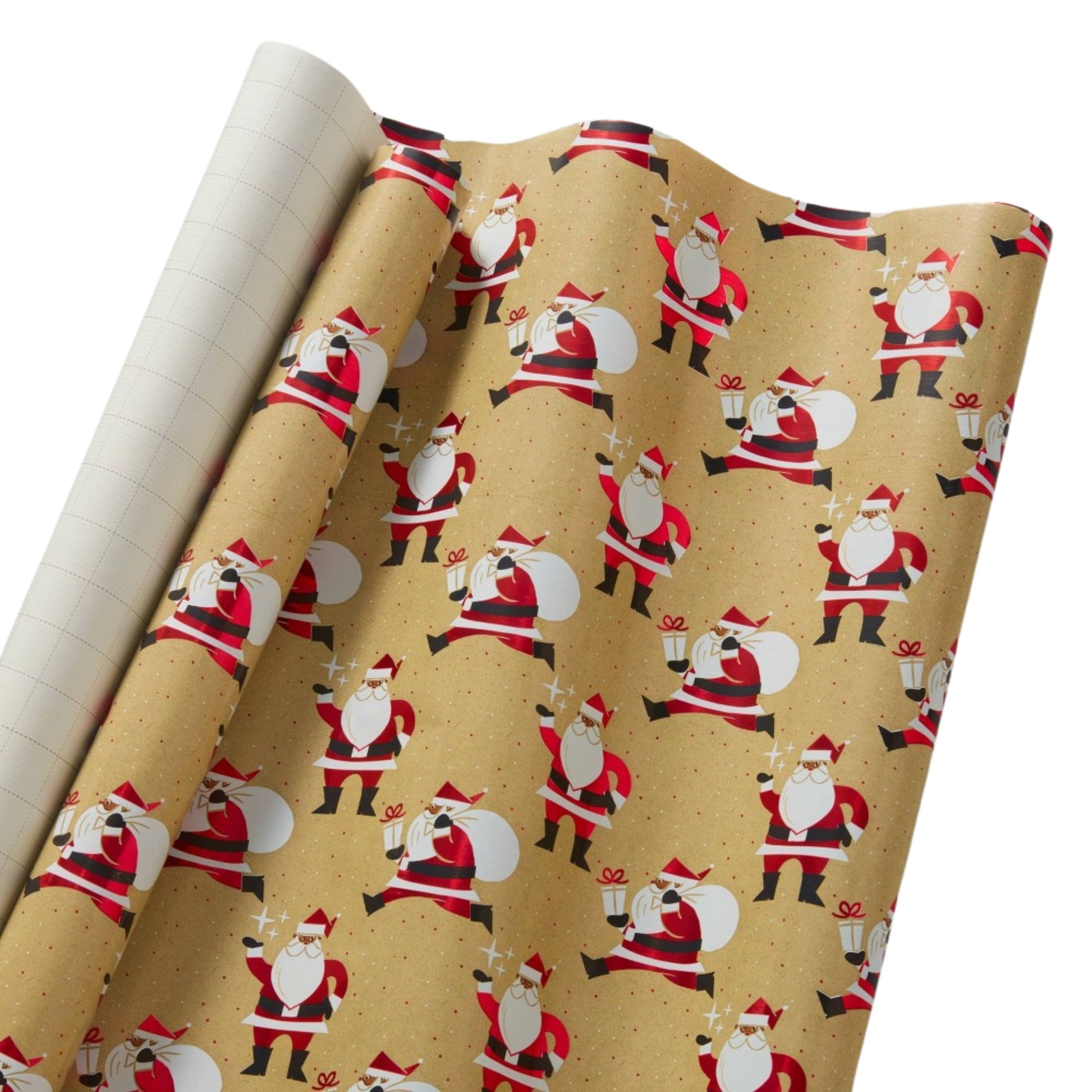 WONDERSHOP Christmas Decoration WONDERSHOP - Santa Kraft Gift Wrap