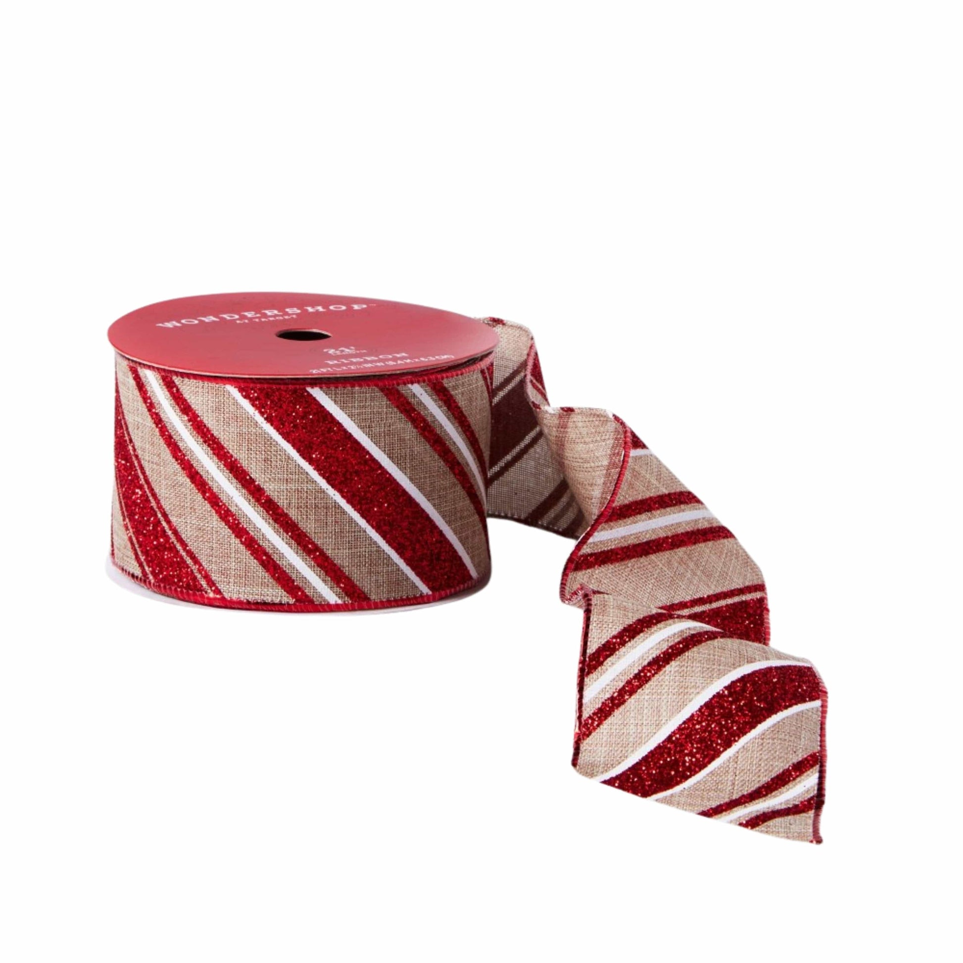 WONDERSHOP Christmas Decoration WONDERSHOP - Stripped ribbon