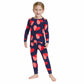 WONDERSHOP Girls Pajamas M / Multi-Color WONDERSHOP - Kids - Valentines Day Hearts Matching Pajama Set