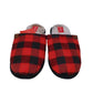 WONDERSHOP Womens Shoes WONDERSHOP - Buffalo Check Plaid Faux Fur Lined Slippers