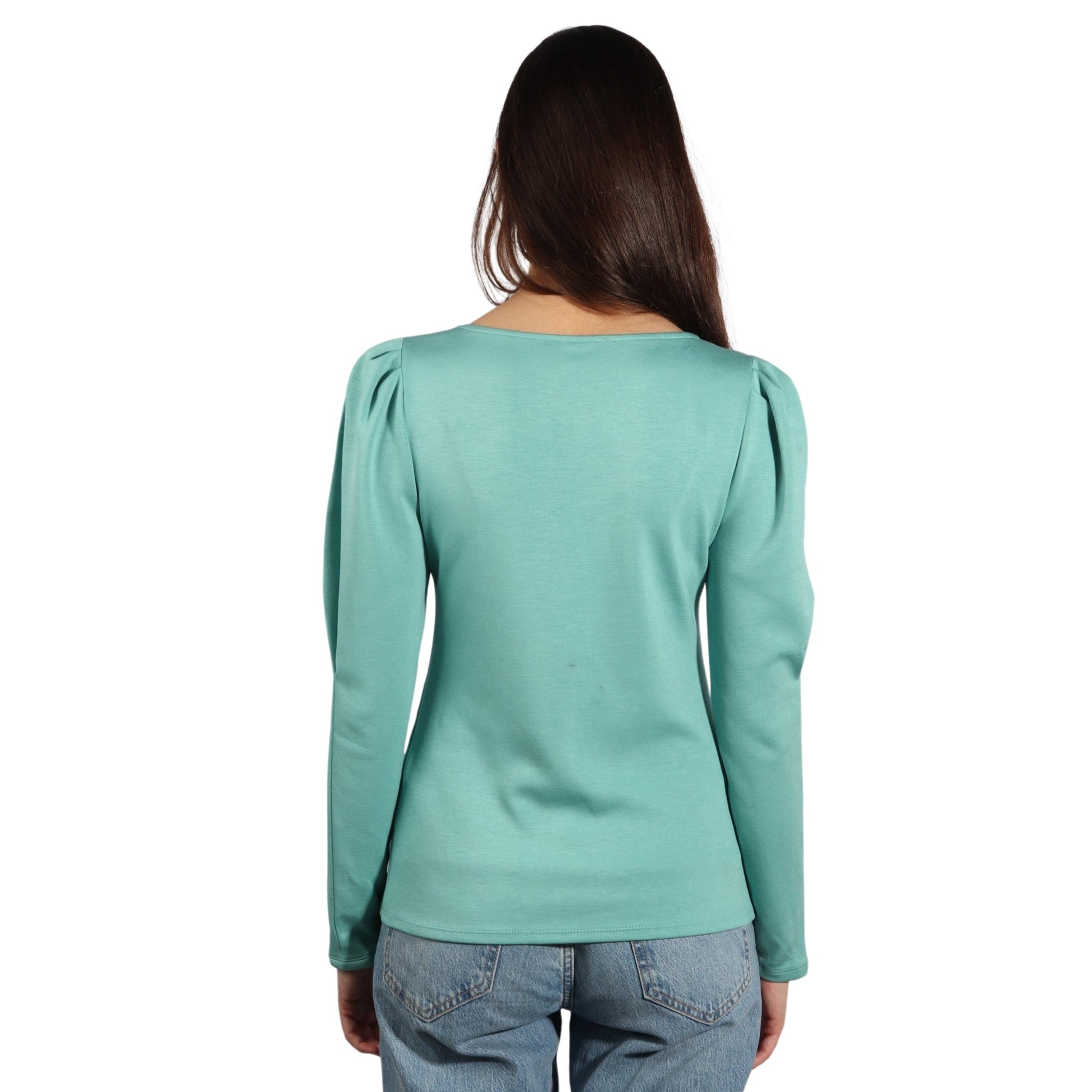 WORTHINGTON Womens Tops WORTHINGTON -  Long Sleeve T-Shirt Neck Lantern