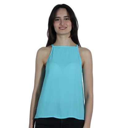 WORTHINGTON Womens Tops XS / Blue WORTHINGTON - Sleeveless Blouse