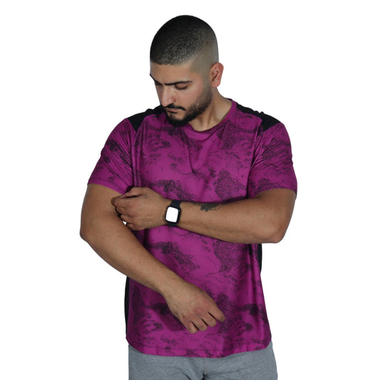 XERSION Mens sports XL / Multi-Color XERSION - Printed All Over T-shirt