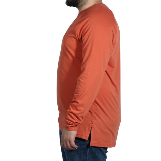 XERSION Mens Tops XL / Orange XERSION - Long Sleeve T-Shirt