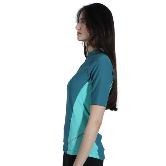 XERSION Womens sports S / Multi-Color XERSION - Long Sleeve Half Zipper Top