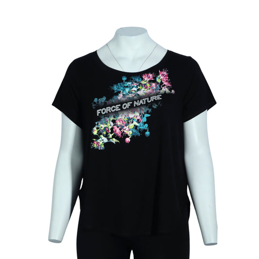 XERSION Womens Tops XERSION - Force Of Nature Front Graphic T-Shirt