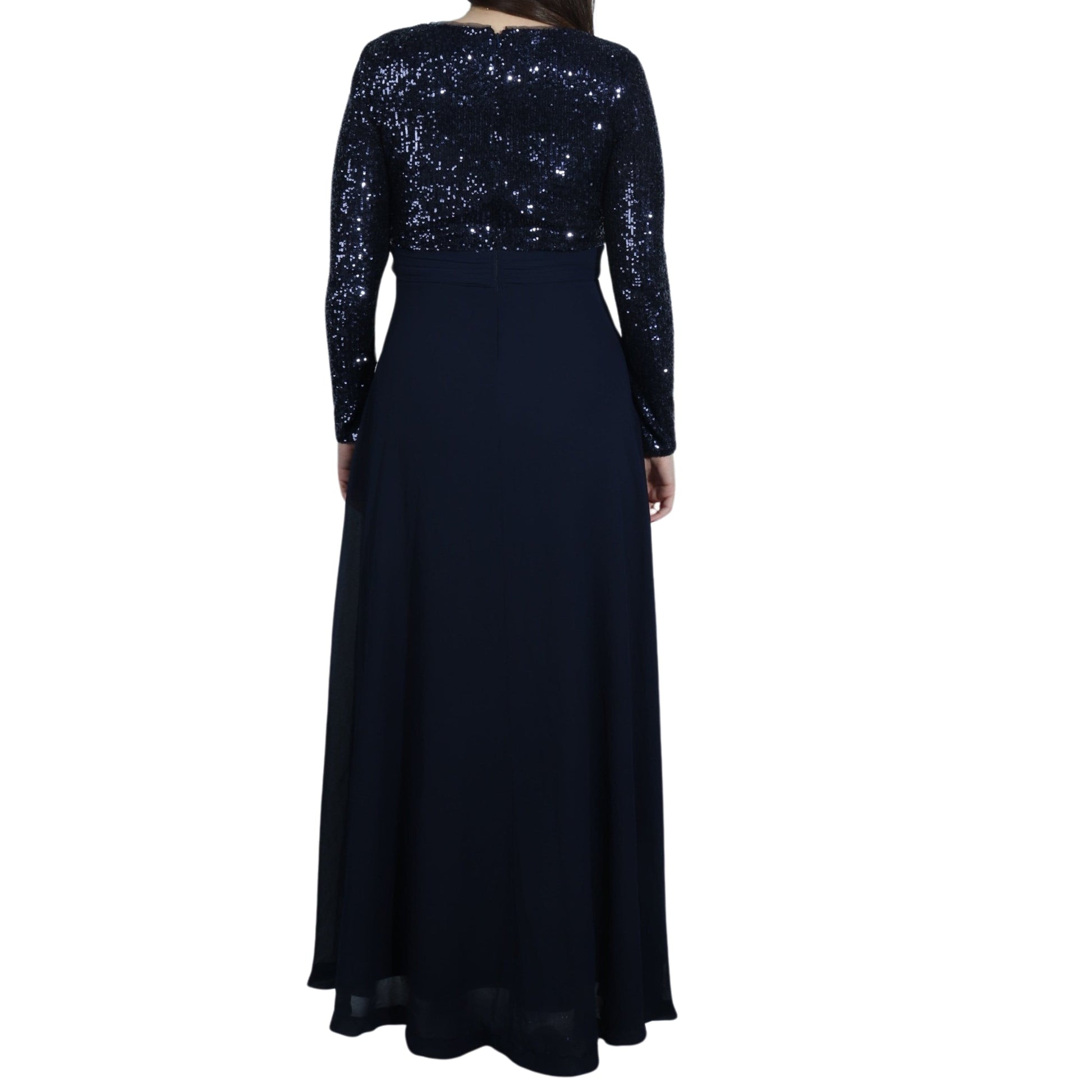 XSCAPE Womens Dress M / Navy XSCAPE - Long Dress