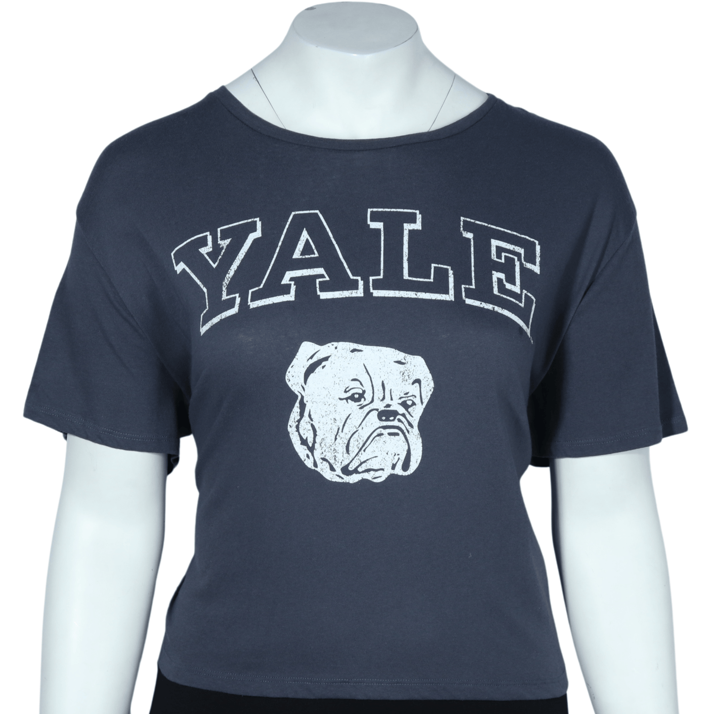 YALE Womens Tops XXXL / Grey YALE - Bulldog graphic print t-shirt