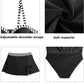 YONIQUE Womens Swimwear XXL / Black YONIQUE - Tankini Swimsuits with Skirt Two Piece