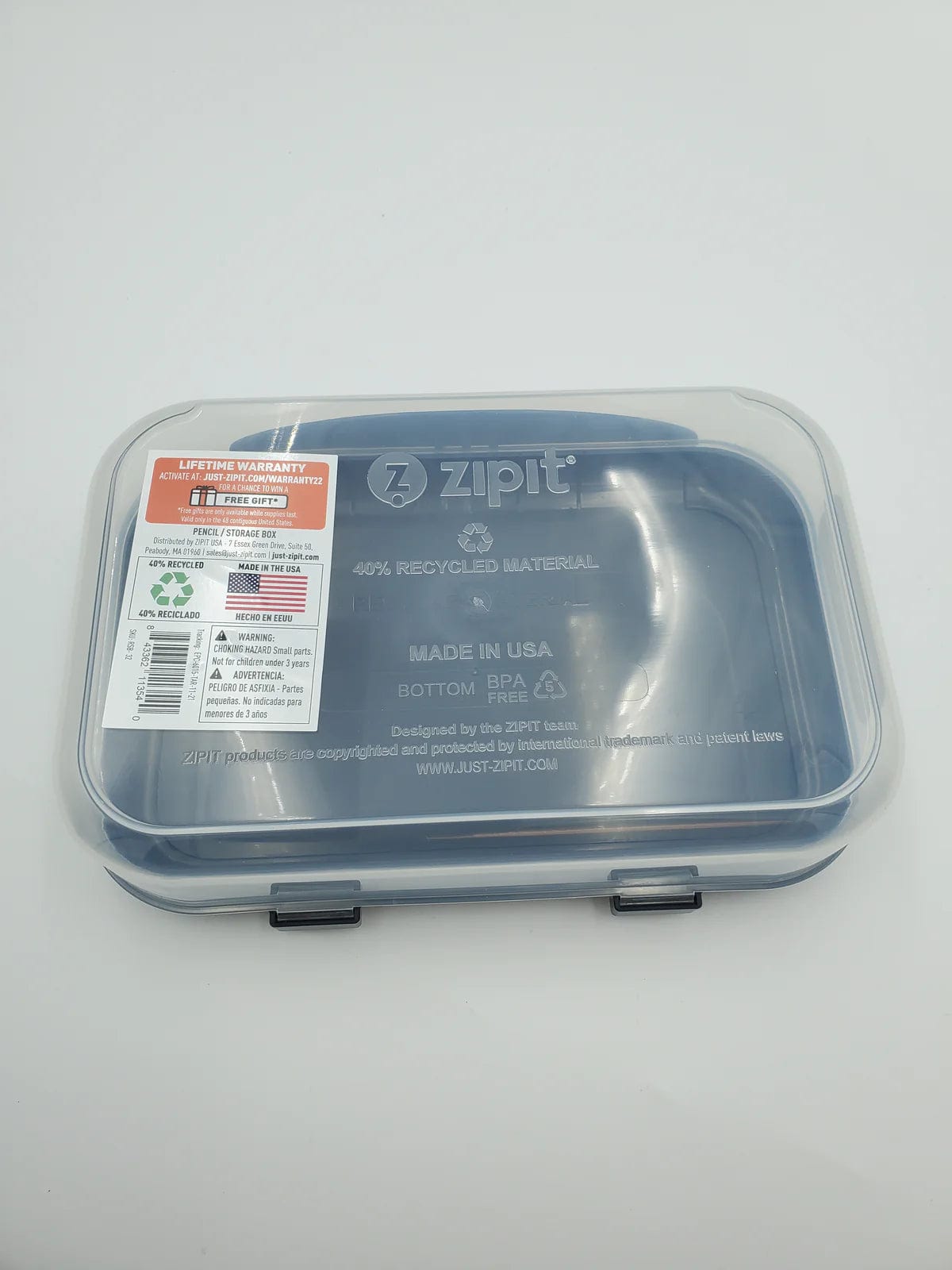 Zipit Recycled Plastic Pencil Box