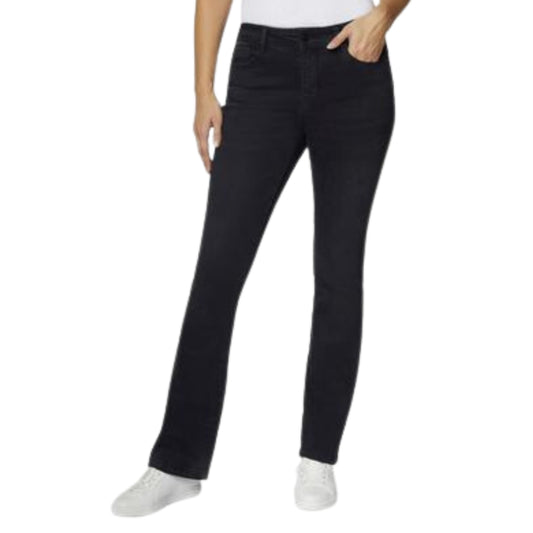 ZOE+PHOEBE Womens Bottoms L / Black ZOE+PHOEBE - 5 Pocket High Rise Slim Boot Jeans