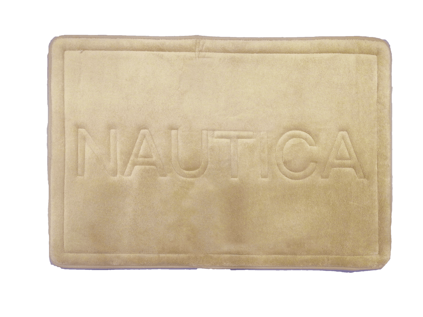 Nautica Bath Mats Beige - Sand / 43cm x 61cm Memory Foam Bath Rug