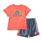 Adidas Apparel 18 Month Baby United in Sport Short Set