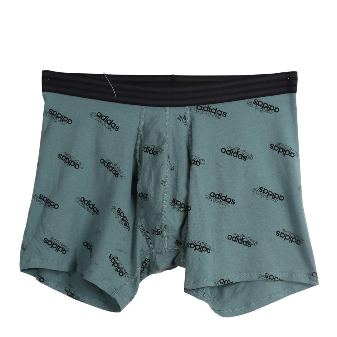 ADIDAS Mens Underwear L / Green ADIDAS - Printed All Over Boxers