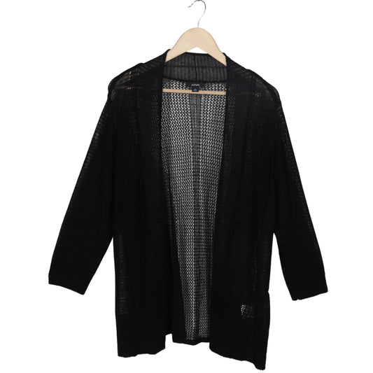 ALFANI Womens Jackets XXL / Black ALFANI - Long Sleeve Cardigan