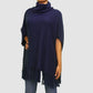 All dazzed Up Womens Tops Small / Navy Scarf Sweater
