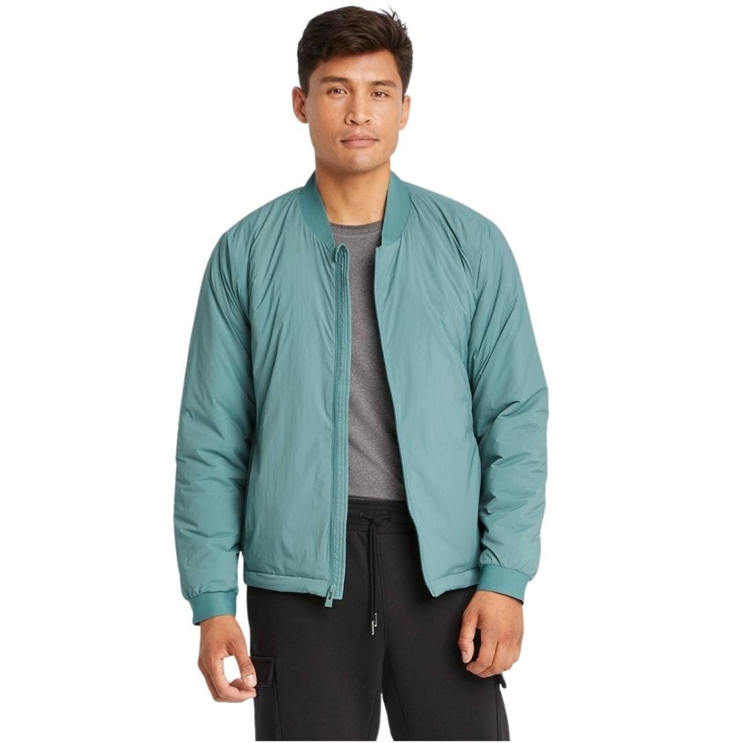 ALL IN MOTION Mens Jackets L / Green ALL IN MOTION - Ightweight Insuated Shirt Jacket