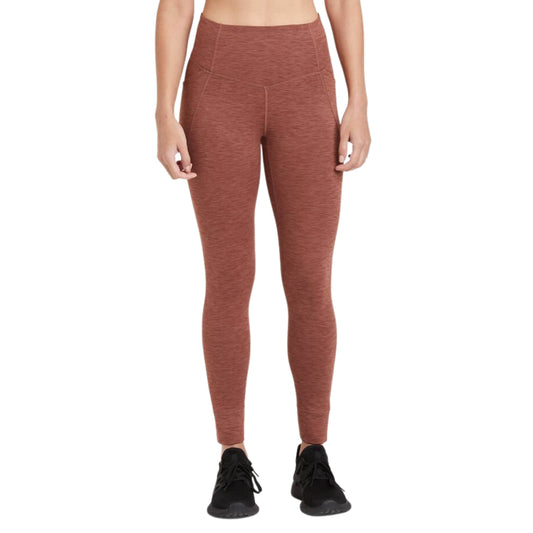 ALL IN MOTION Womens Bottoms ALL IN MOTION - Ribbed High-rise Leggings