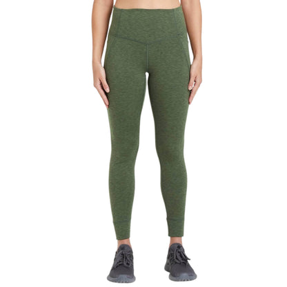 ALL IN MOTION Womens Bottoms ALL IN MOTION - Ribbed High-rise Leggings