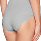 ARABELLA womens underwear Large / Silver Grey Seamless Hi-Waist Full Coverage Brief Panty