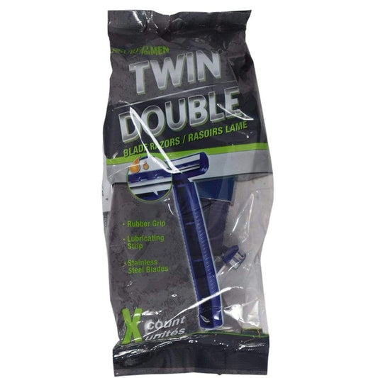 ASSURED Personal Care ASSURED - Twin Blade Razors with Lubricating Strips, 10-ct. Packs