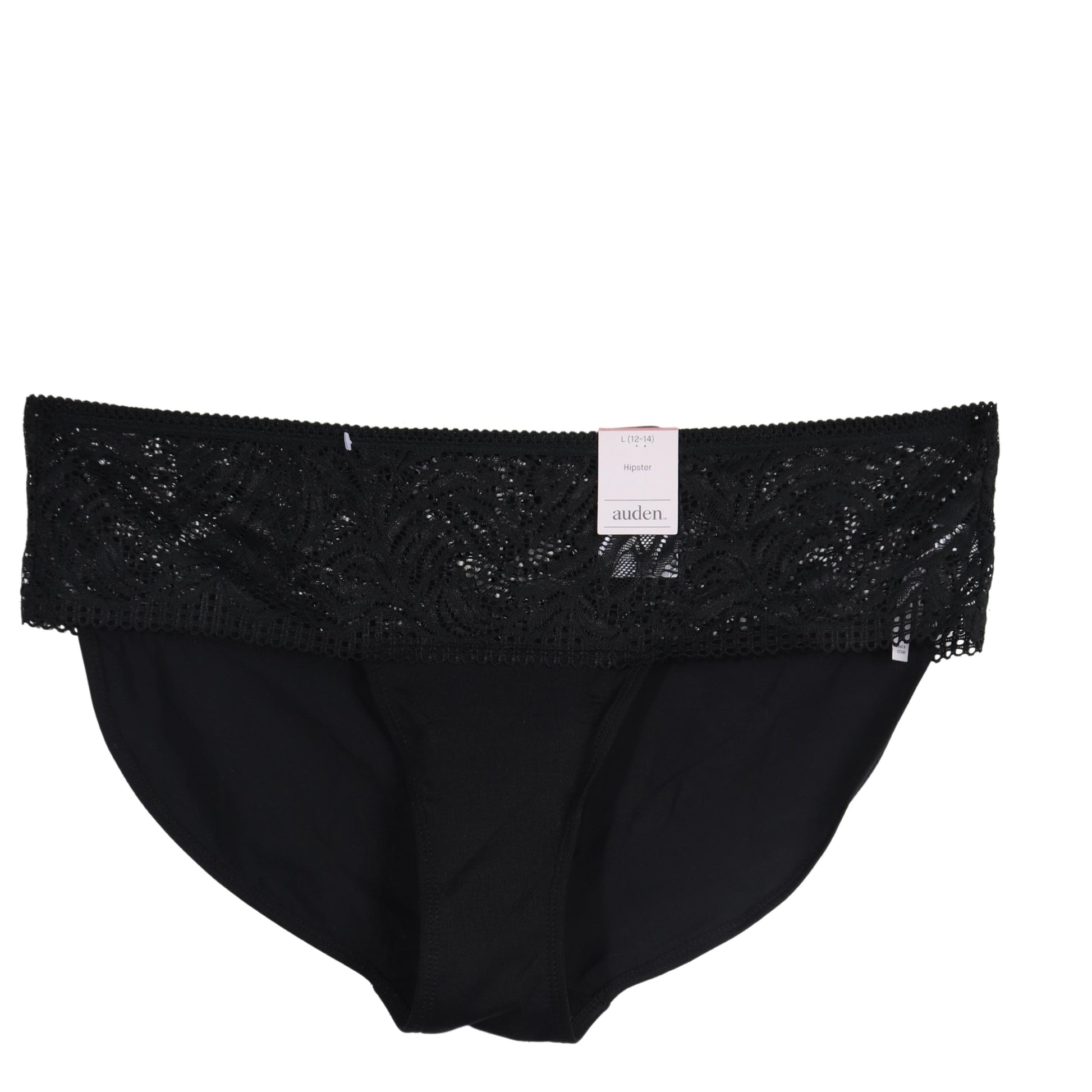 AUDEN Womens Underwear L / Black AUDEN - Lace Casual Brief
