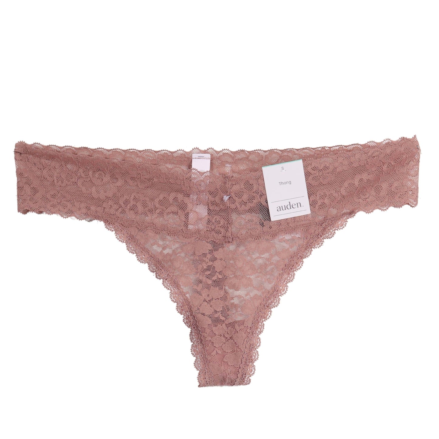 AUDEN Womens Underwear S / Brown AUDEN - Lace Casual String