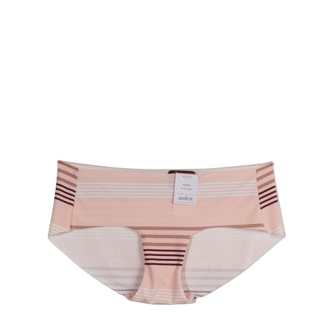 AUDEN Womens Underwear AUDEN - Striped Printed Laser Cut  Brief