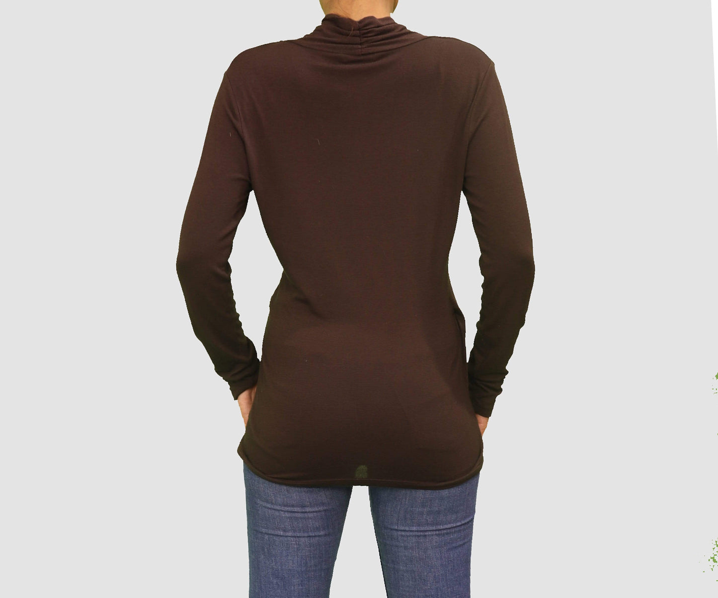 BANANA REPUBLIC Womens Tops Medium / Brown Long Sleeve Top