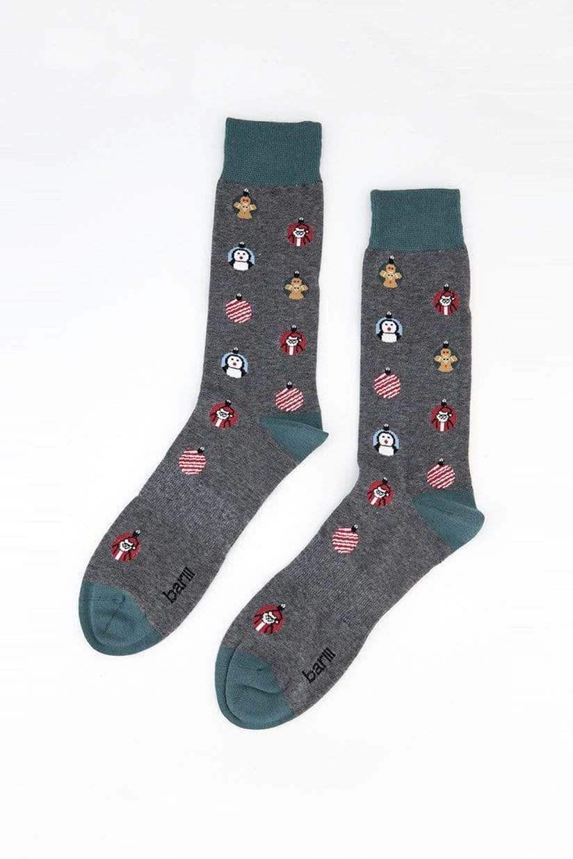 BAR III Clothing Accessories Multi-Color BAR III - Men's Ornament Socks