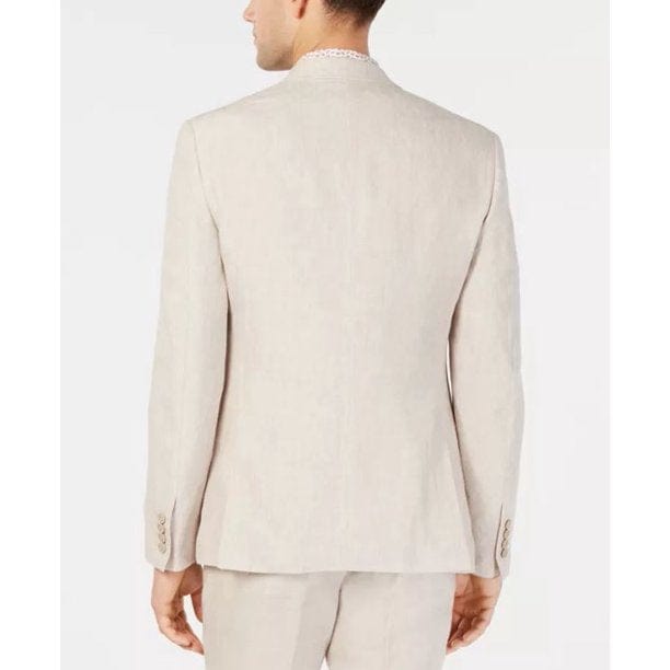 BAR III Mens Suits L / Beige BAR III - Slim-Fit Linen Suit Jacket