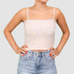 Basics By Pacsun Womens Tops Small / Multi-Color Sleeveless Crop Top