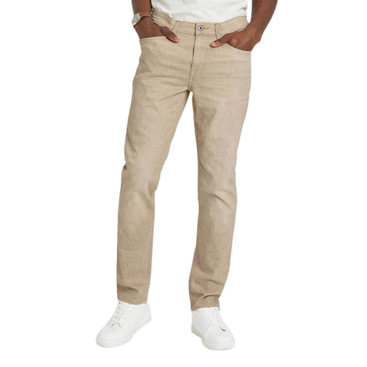 Brands and Beyond L / Beige GOODFELLW & CO - Mid-rise Slim Fit Pants