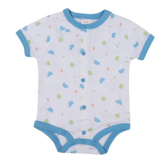 BRANDS & BEYOND Baby Boy 0-3 Month / Multi-Color Round Neck Bodysuit