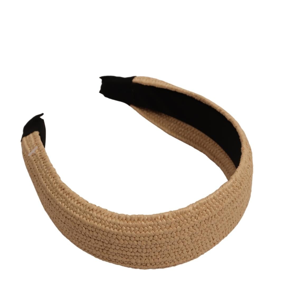 BRANDS & BEYOND Clothing Accessories Beige Comfortable Wide Headband