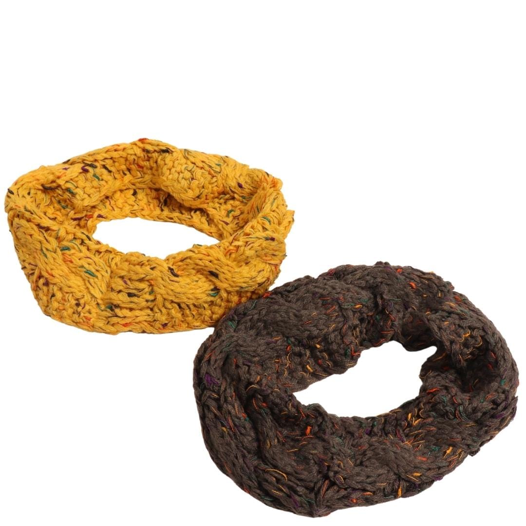 BRANDS & BEYOND Clothing Accessories Crochet Designed Headband 2 Pieces