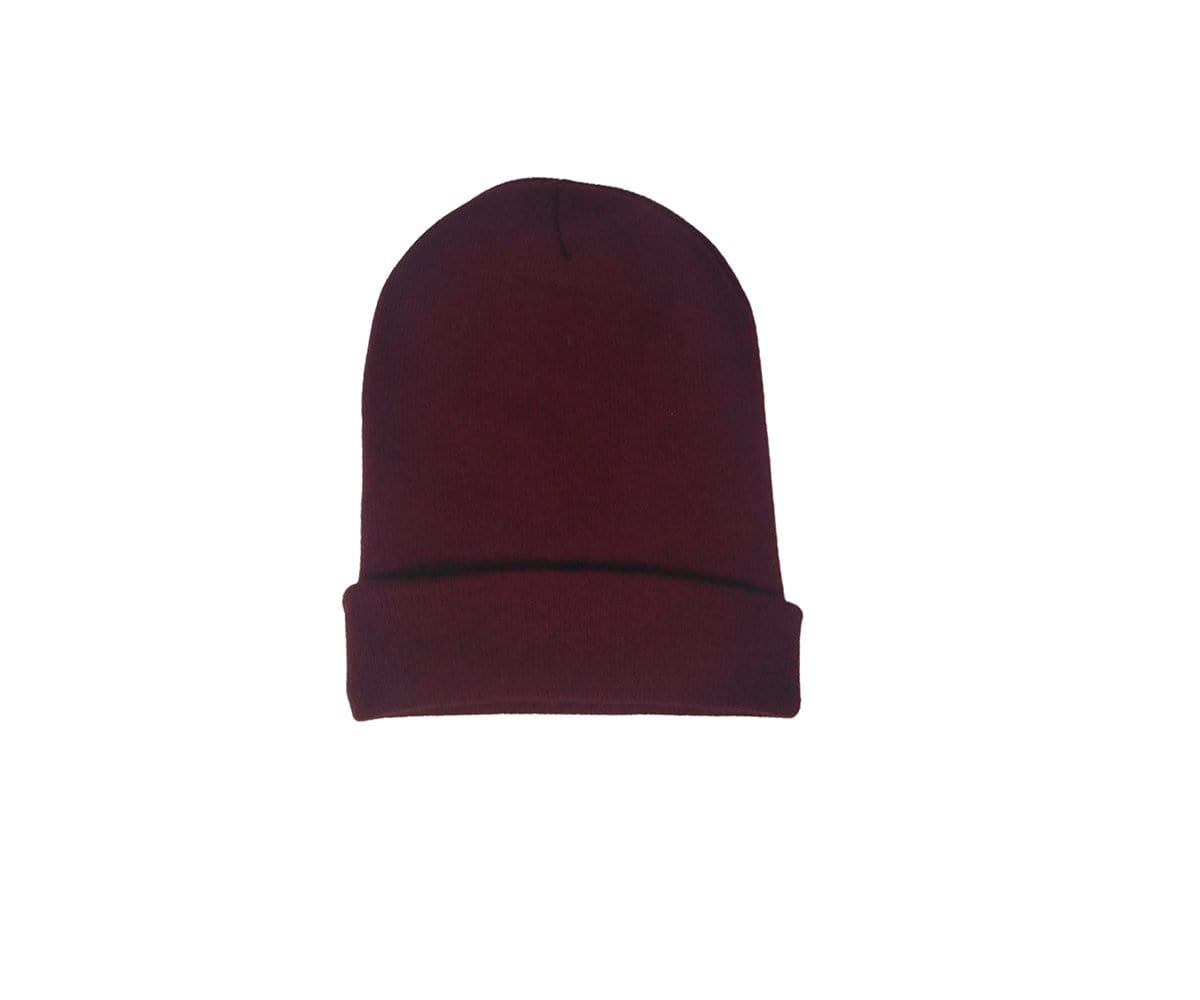 BRANDS & BEYOND Clothing Accessories One Size / Bordo Soft Wool Hat