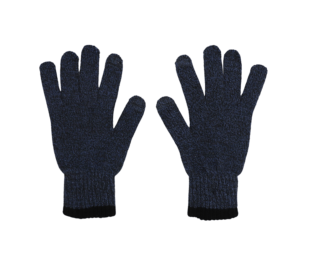 BRANDS & BEYOND Clothing Accessories One-Size / Navy Wool Gloves