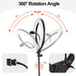 BRANDS & BEYOND Electronic Accessories 12 inch LED Ring Light with Tripod Stand & Phone Holder