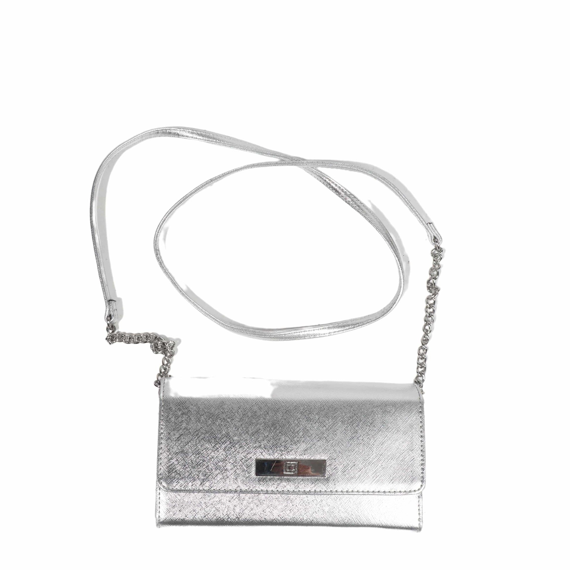 BRANDS & BEYOND Women Bags Silver Magnetic snap closure Handbag